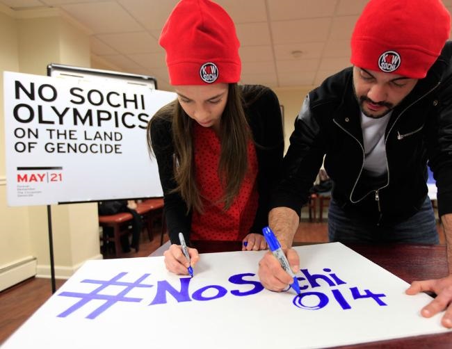 Circassians in North Jersey continue protest of Sochi as Olympic host